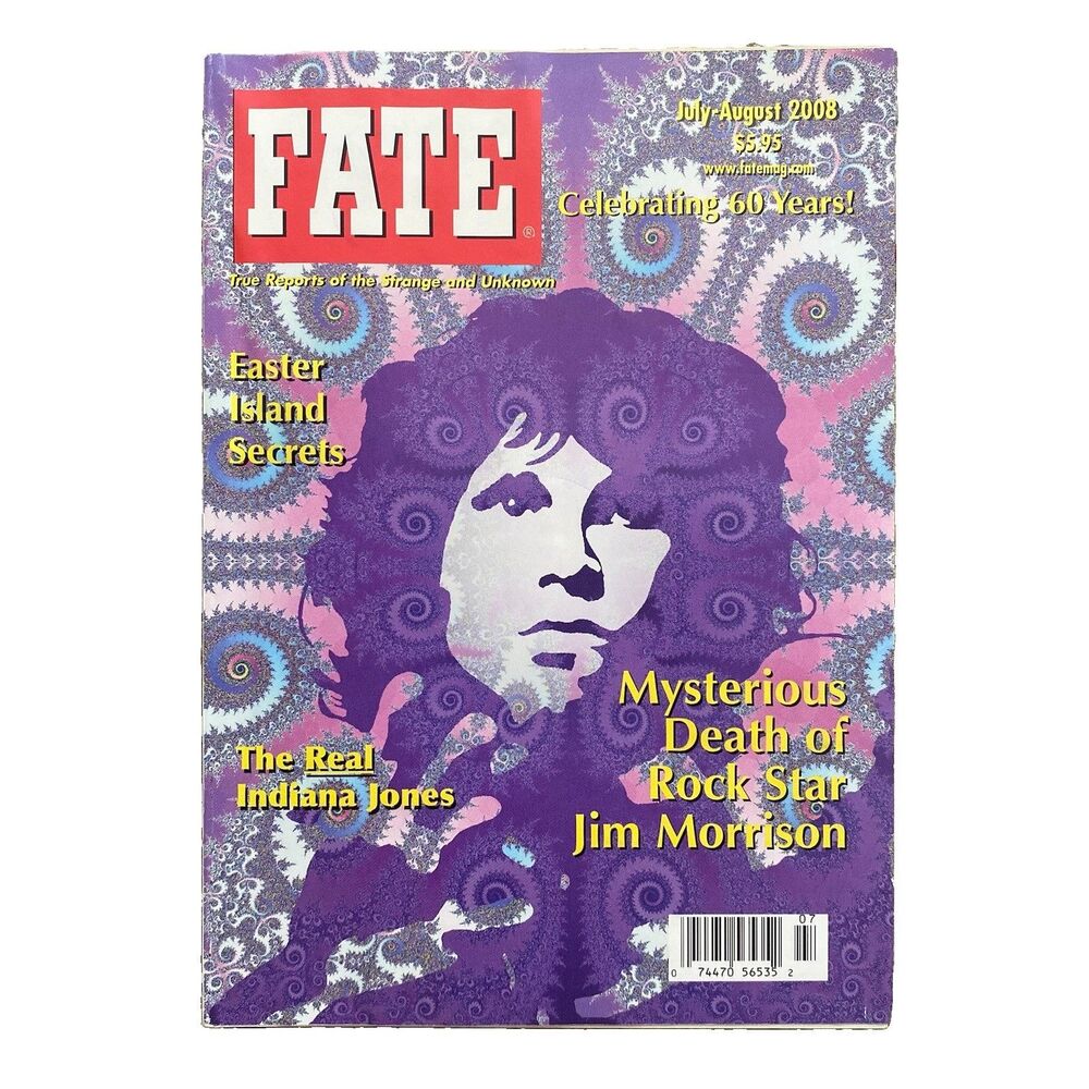 Fate Magazine Jim Morrison Death 2008 Psychedelic Mystery Weird The Doors